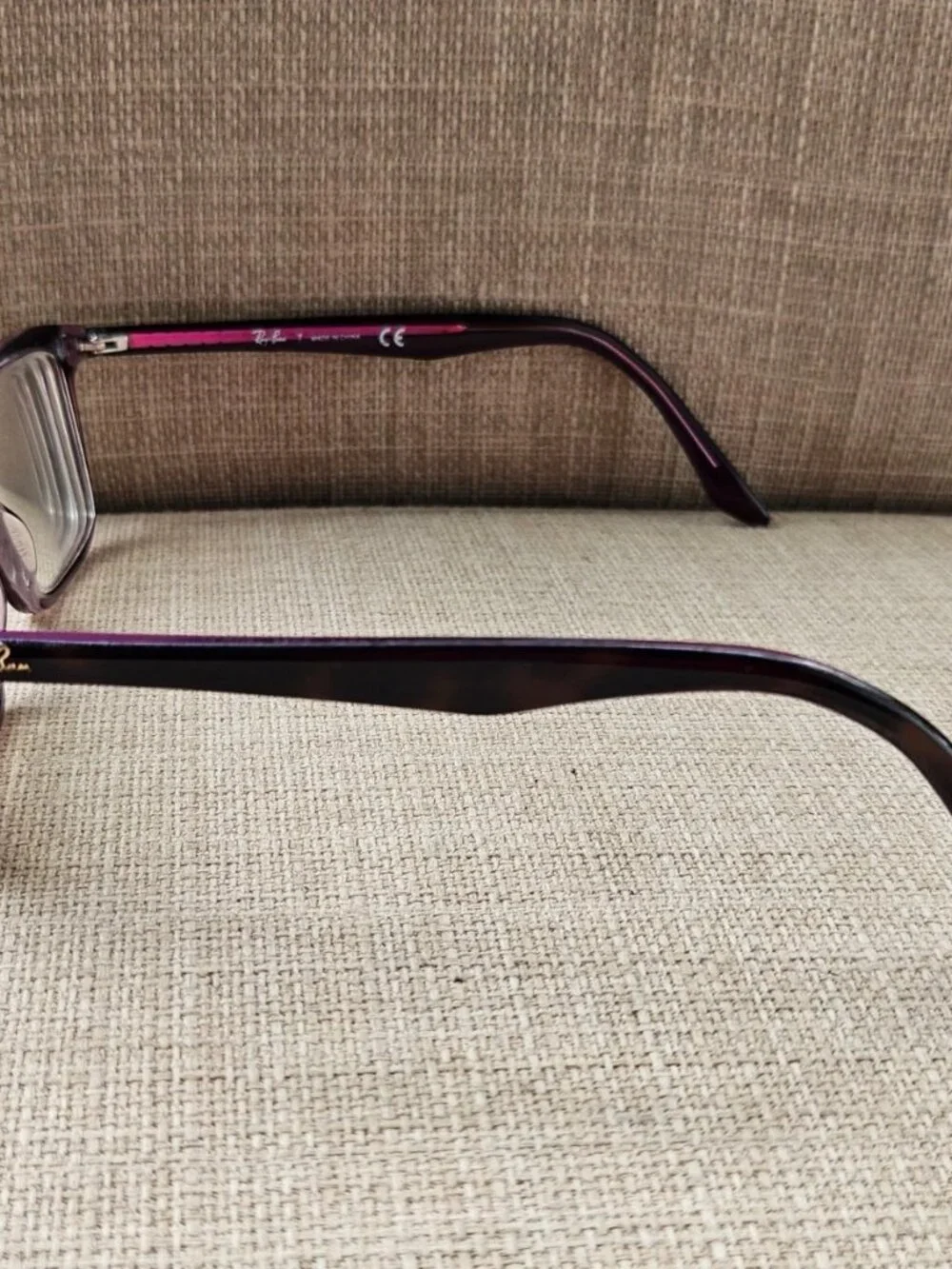 Ray-Ban Eyeglasses Frame Dark Brown/Purple Tone Eyewear RB5241 5074 Glasses